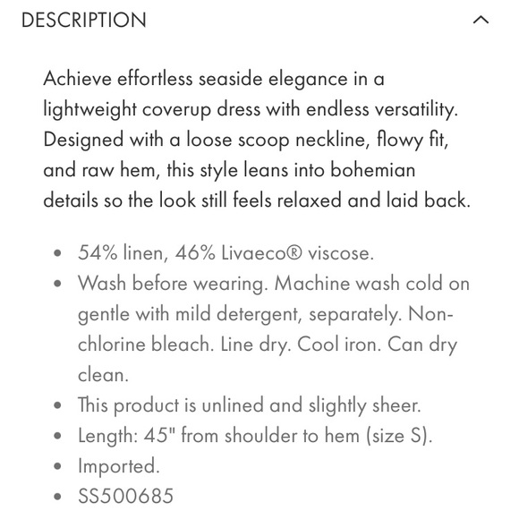 NWT Tommy Bahama St. Lucia Linen Blend Dress - Picture 8 of 9